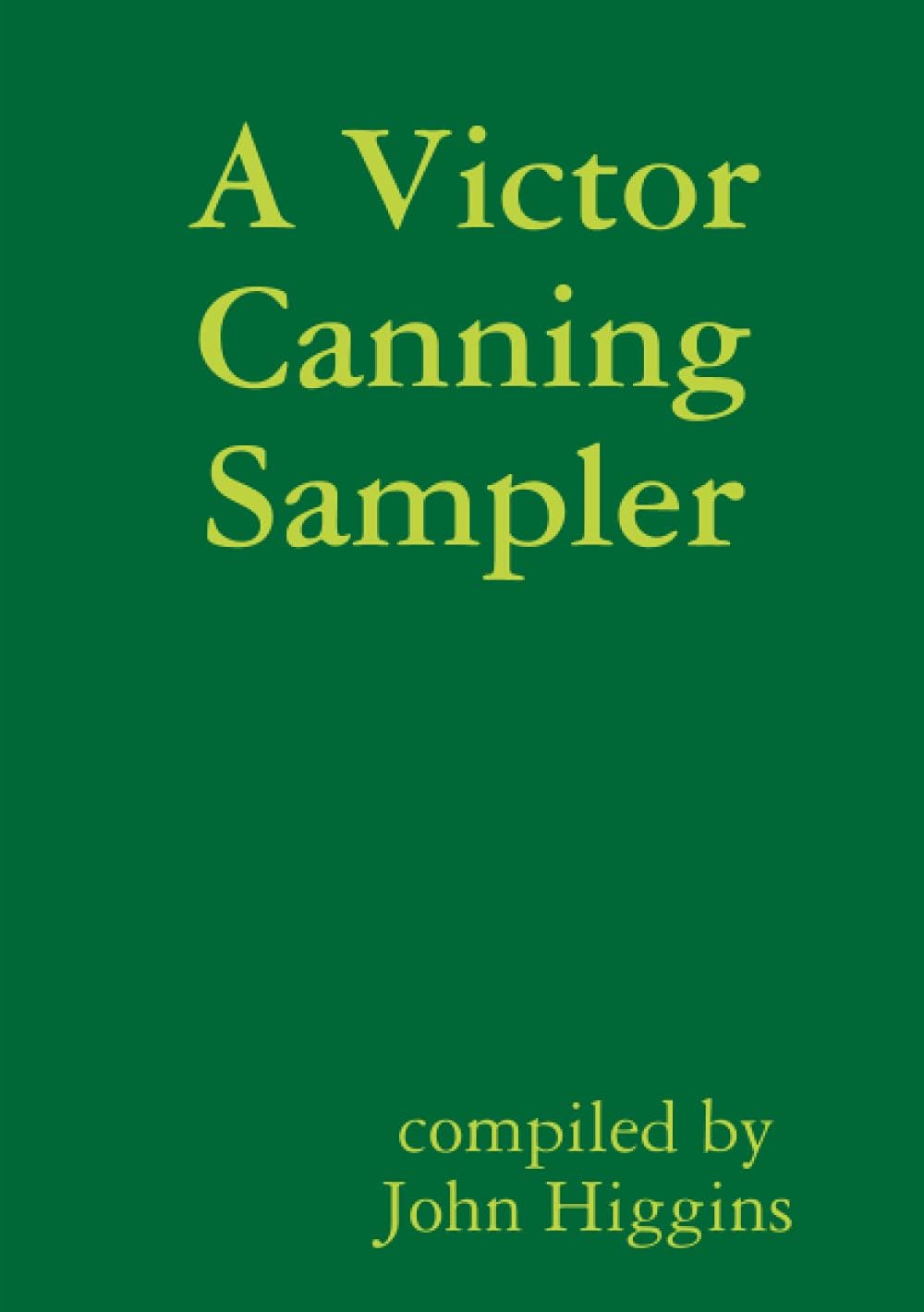 A Victor Canning Sampler
