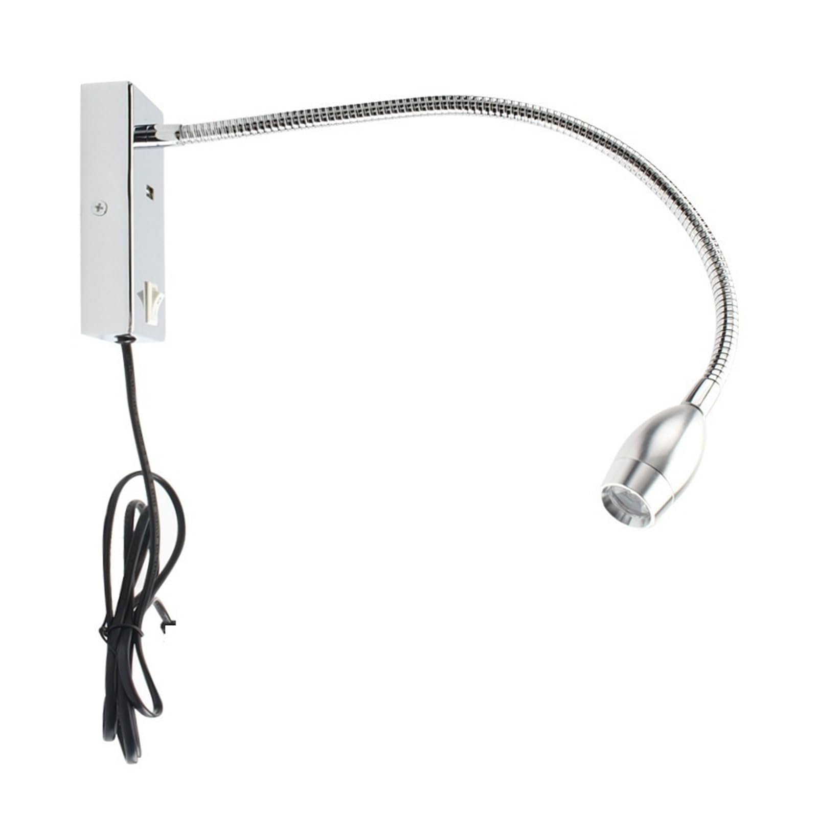 Lampe de lecture LED pour chambre d'hôtel et chevet avec port de charge USB