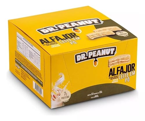 Dr. Peanut Alfajor (Display 12 Unid. 55G) Leite Em Pó