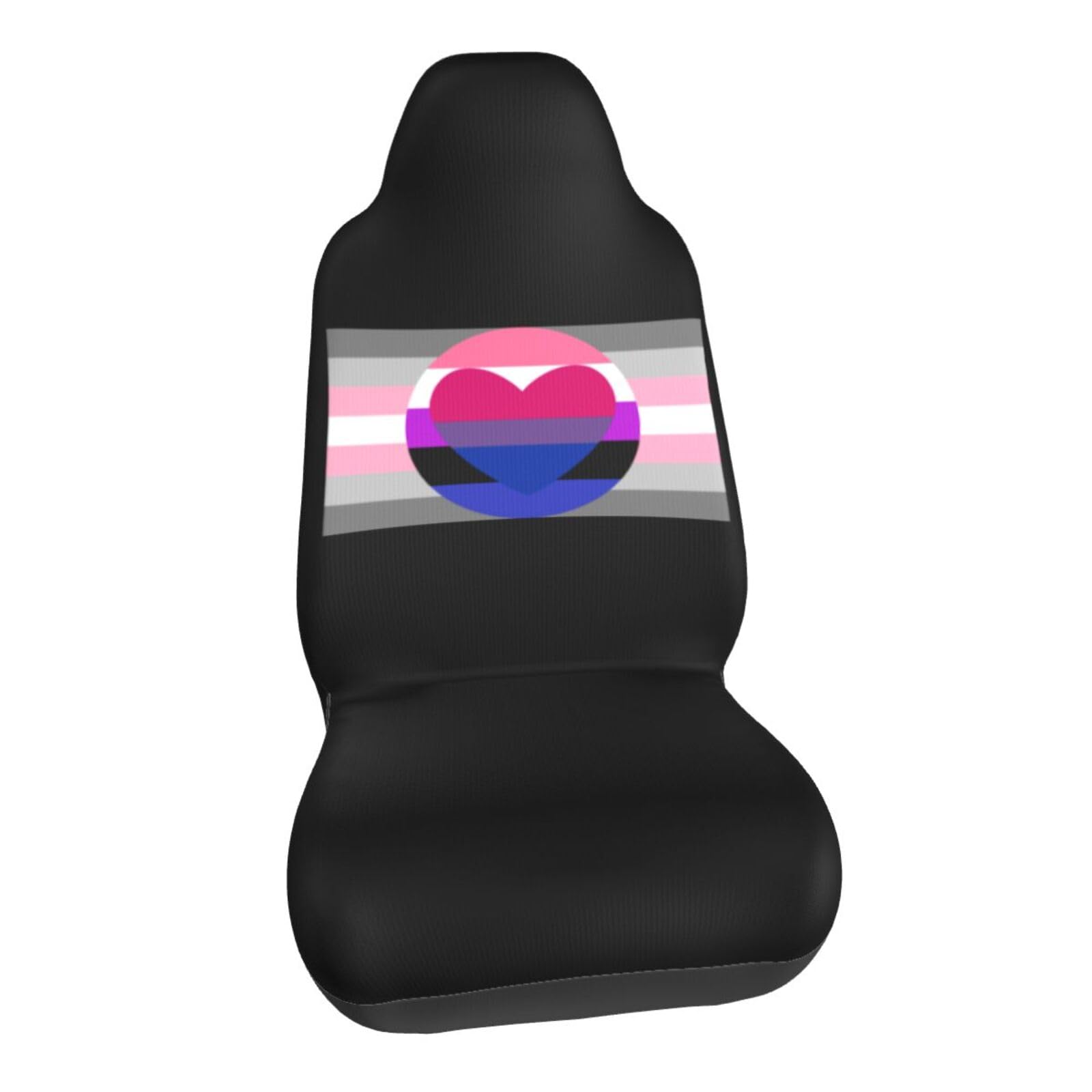 SwpWab Demigirl Genderfluid Bisexual Pride Flag Ultimate Comfort Upgrade Car Chair Cover Drive Style Comfort