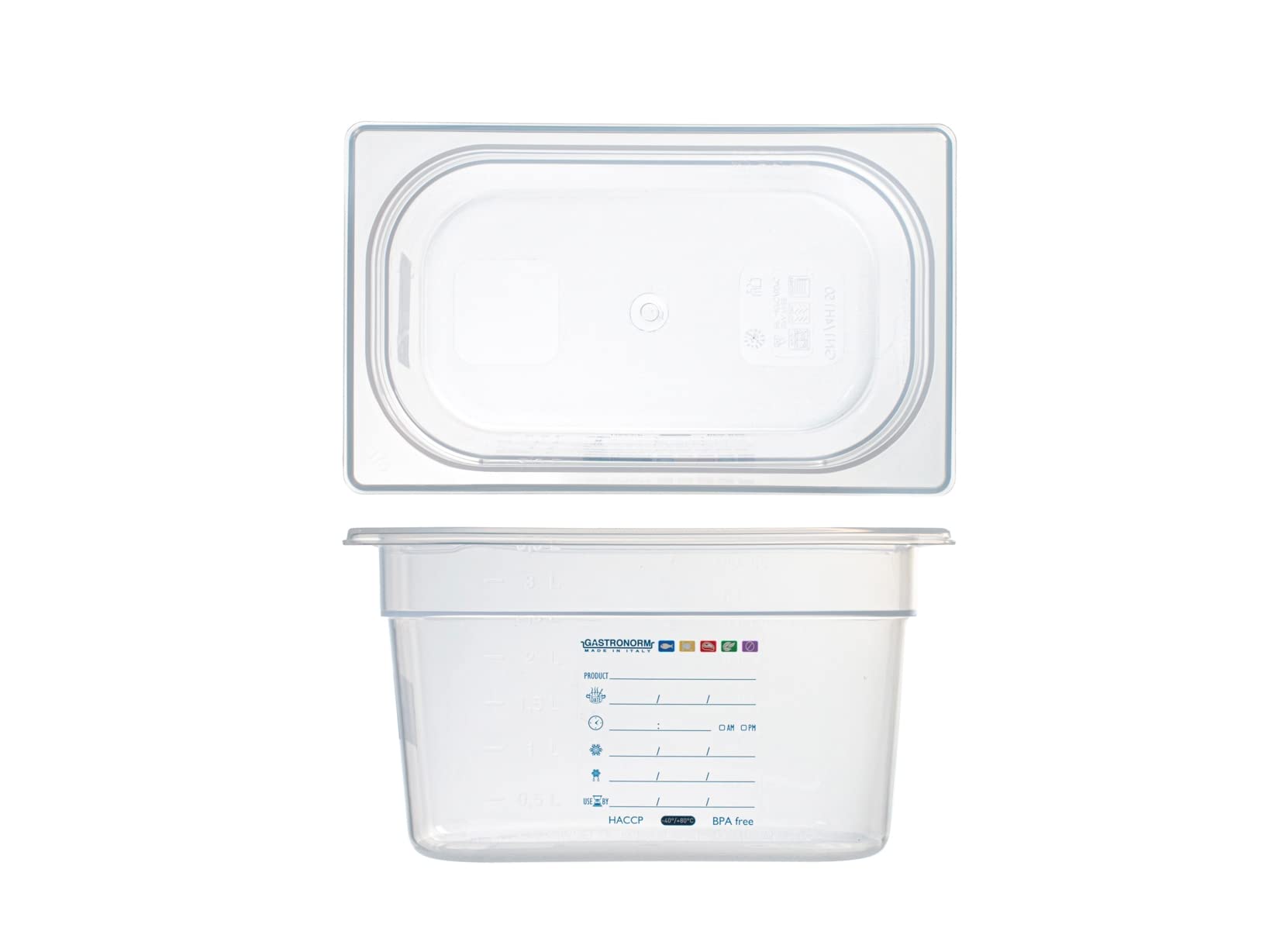 H&H Gastronorm pp haccp gn1/4 h150