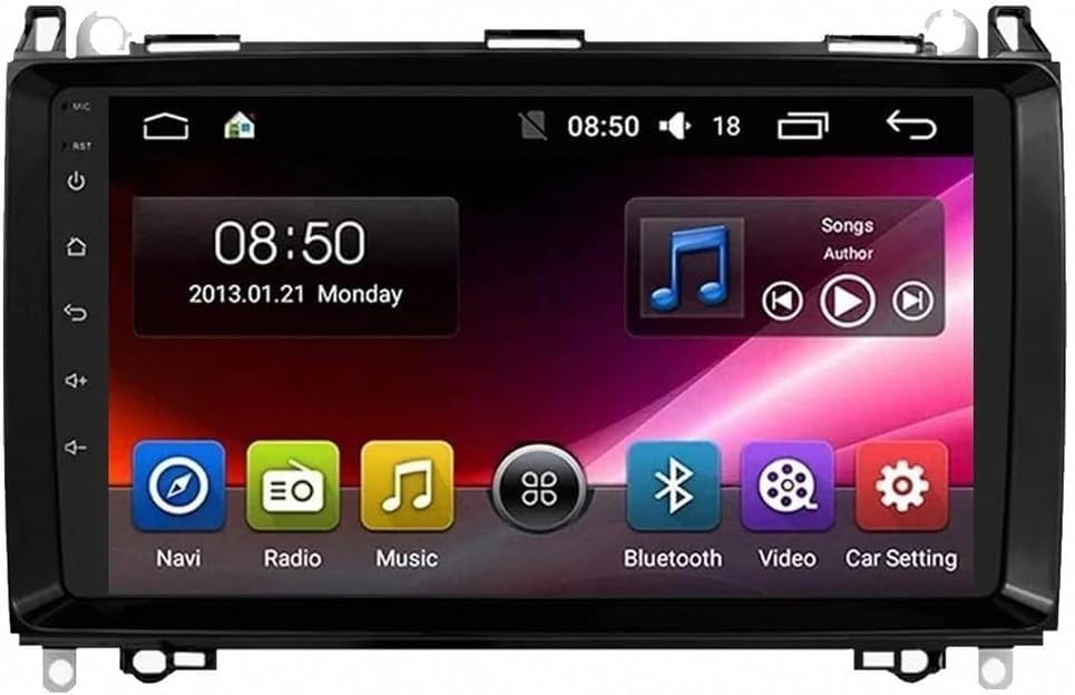 Autoradio Carplay sans fil Android pour Mercedes Benz V-Class W639 Vito Viano