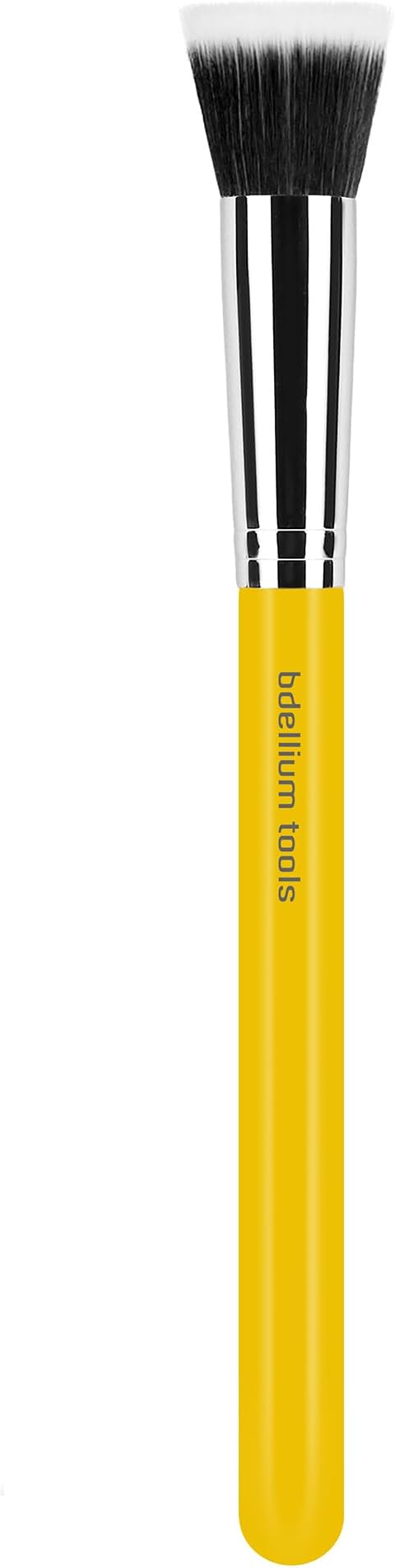 Professional Makeup Brush - Studio Series 953 Duo Fiber Foundation - With Soft Synthetic Fibers, For Precise Application of Foundation (Yellow, 1pc)