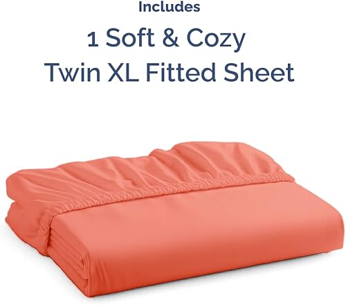 Miniatura 598 de King Fitted Bed Sheet - Bottom Single Fitted Sheet Only - Ultra-Soft Hotel Luxury Bedding w/ 8-16 Inch Deep Pockets - Breathable, Cooling & Wrinkle