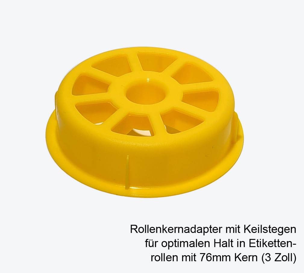 Etikettenspender aus Stahl, Industriequalität, Breite nach Auswahl (114 mm Breite)