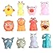 HLONGG 12pcs Giocattoli in Silicone ansiolitico, Toy Toy Squeeze a Forma di Animale, alleviare Lo Stress autismo, sfiato, Adatto per Adulti e Bambini,Multi Colored