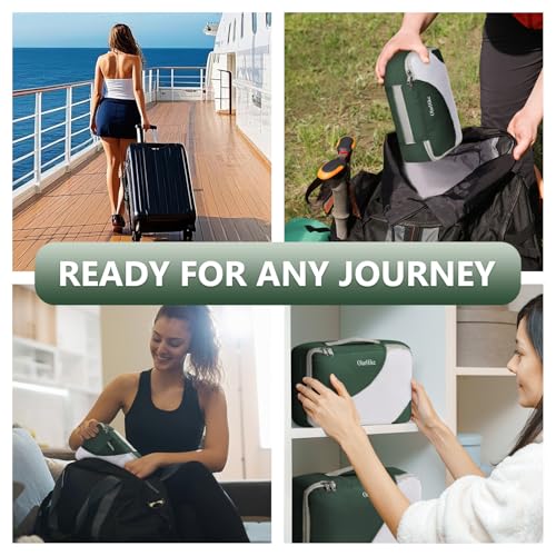 Image of OlarHike 8 Set Packing Cubes for Travel,Gifts for Women Mom,Anti-Tearing Suitcase Organizer,with Over 1000 pcs Mesh Holes,Vacation Essentials & Accessories for Cruise Ship