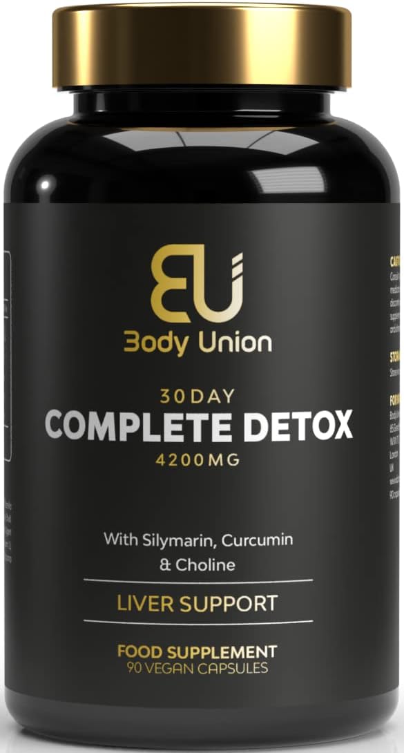 Liver Support Supplement, Liver Detox, Colon Cleanse, Choline Supplement, Milk Thistle Capsules