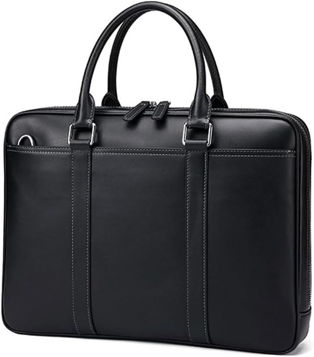 Men's Bag Business Leather Handheld Casual Briefcase Men's Shoulder Crossbody Handbag