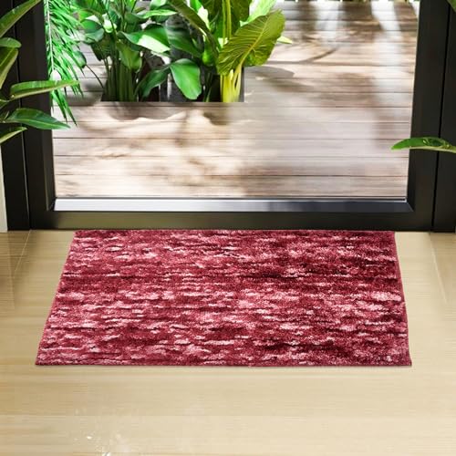 Image of Kuber Industries Door Mat | Multi Riyal Doormat | Microfiber Entrance Mat | Entry Doormat | Office Entrance Door Mat | Door Mat for Home | Door Mat for Living | Pack of 3 | Multi