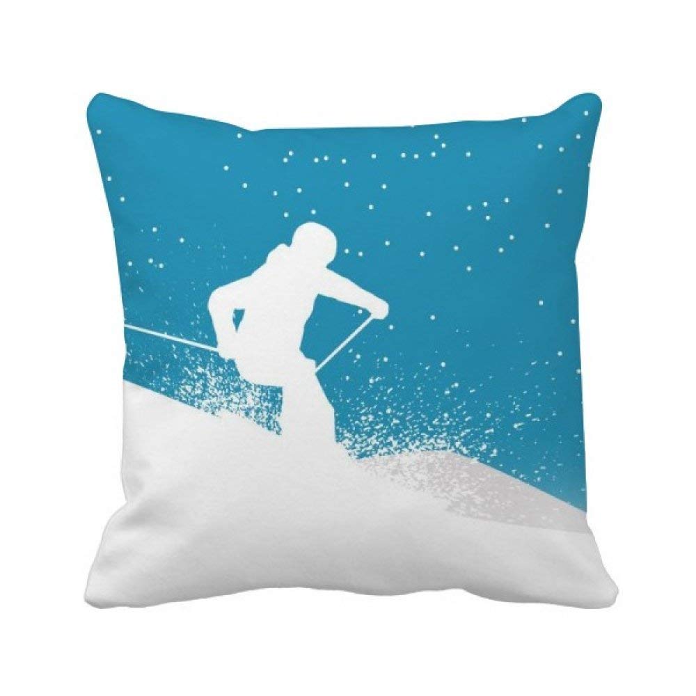 Housse de coussin ski carrée lavable pour protéger et décorer votre canapé