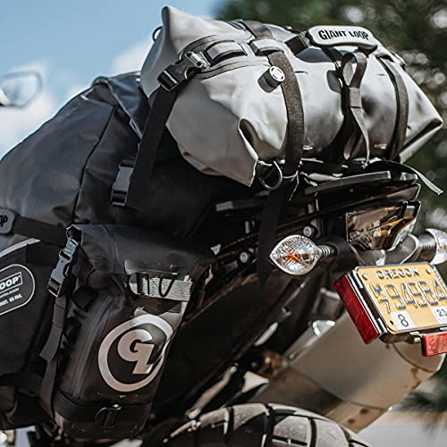 Giant Loop Rogue Dry Bag, Motorcycle Waterproof Travel Bag For Day On-Road & Off-Road Rides Or Short Trips, Converts Into A Backpack, Fits Any Motorcycle Make & Model #TOP5