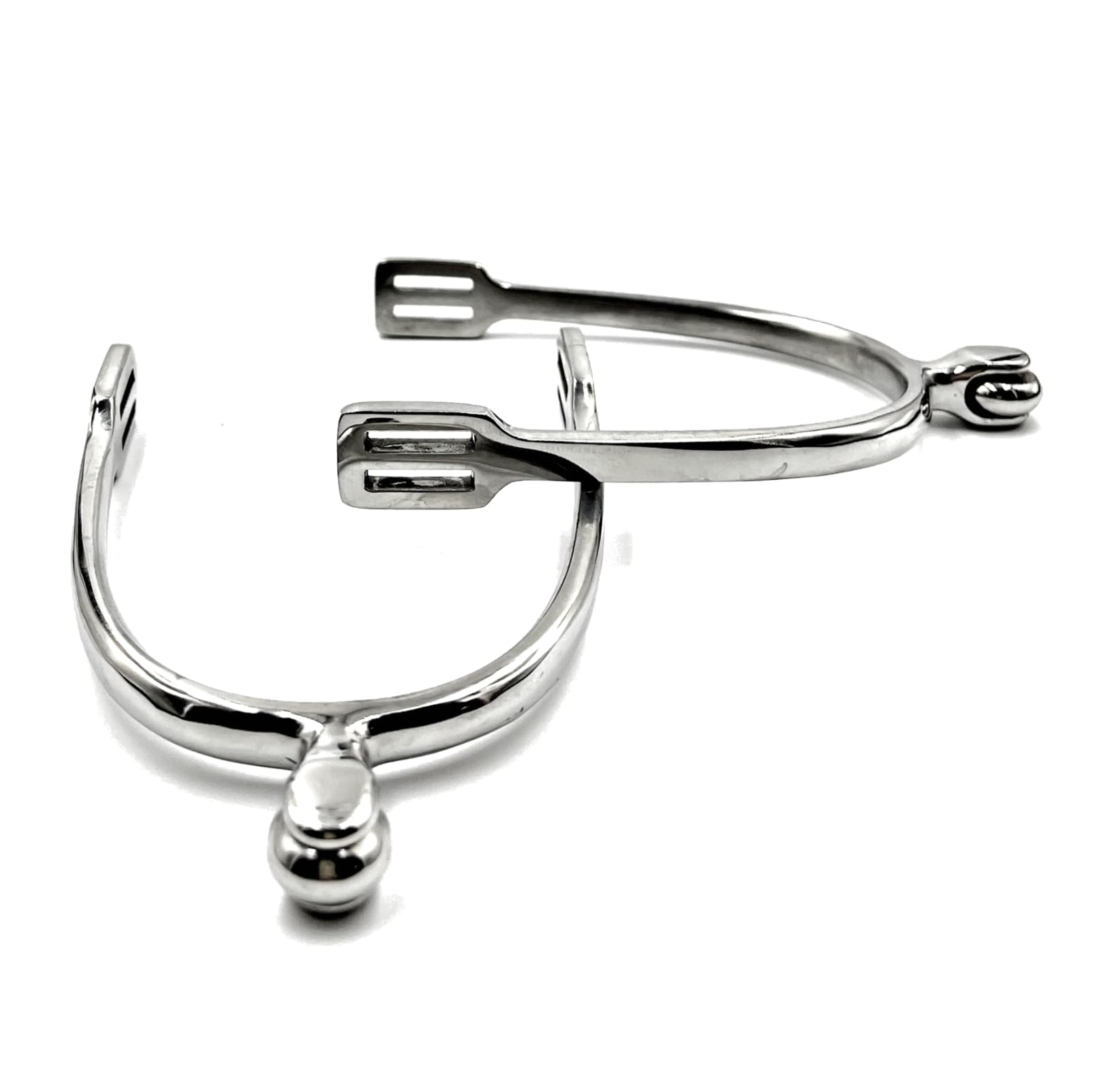 Equine Smile ES1026 Ball Spores Horizontal Ball Wheel Equestrian Spurs Riding Spurs Track High Quality Stainless Steel (Ladies 25mm) - Image 2