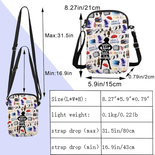ENSIANTH Musical Theatre Lover Crossbody Bag Musical Fans Gift Actor Actress -Comedy Theatre Gift (naughty CB)2