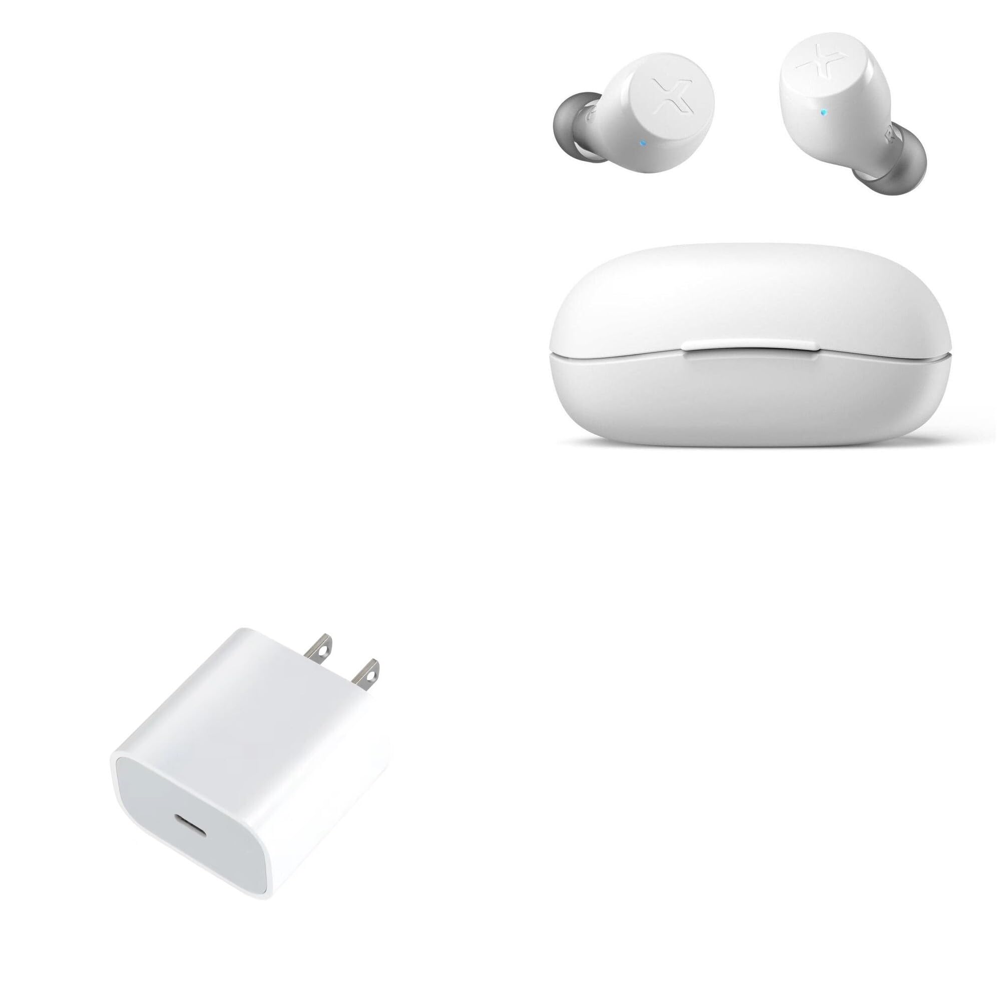 BoxWave Charger Compatible with Edifier X3s - PD GAN miniCube (30W), 30W Tiny PD GAN Type-C Wall Charger - Winter White