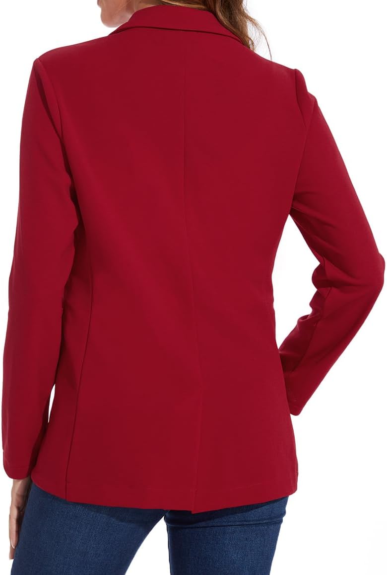 MINTLIMIT Blazers for Women One Button Jacket Suits Notched Lapel Classic Casual Formal Long Sleeve Blazer with Pockets - Image 6