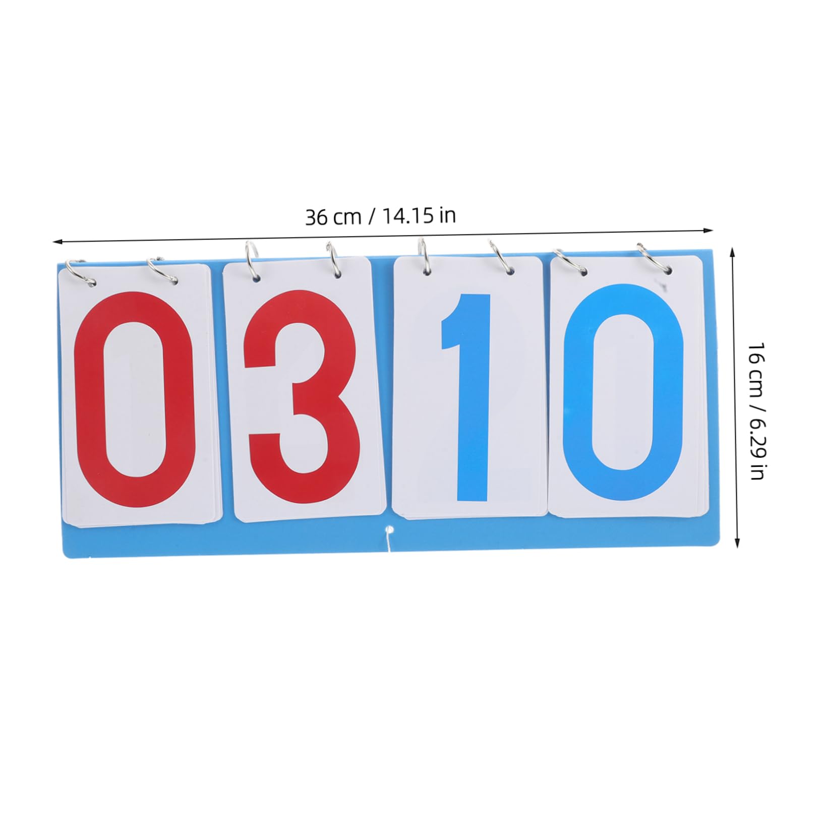 BCOATH Sports Scoreboard Multifunctional Portable Flip Chart PVC Easy to Transport Set up