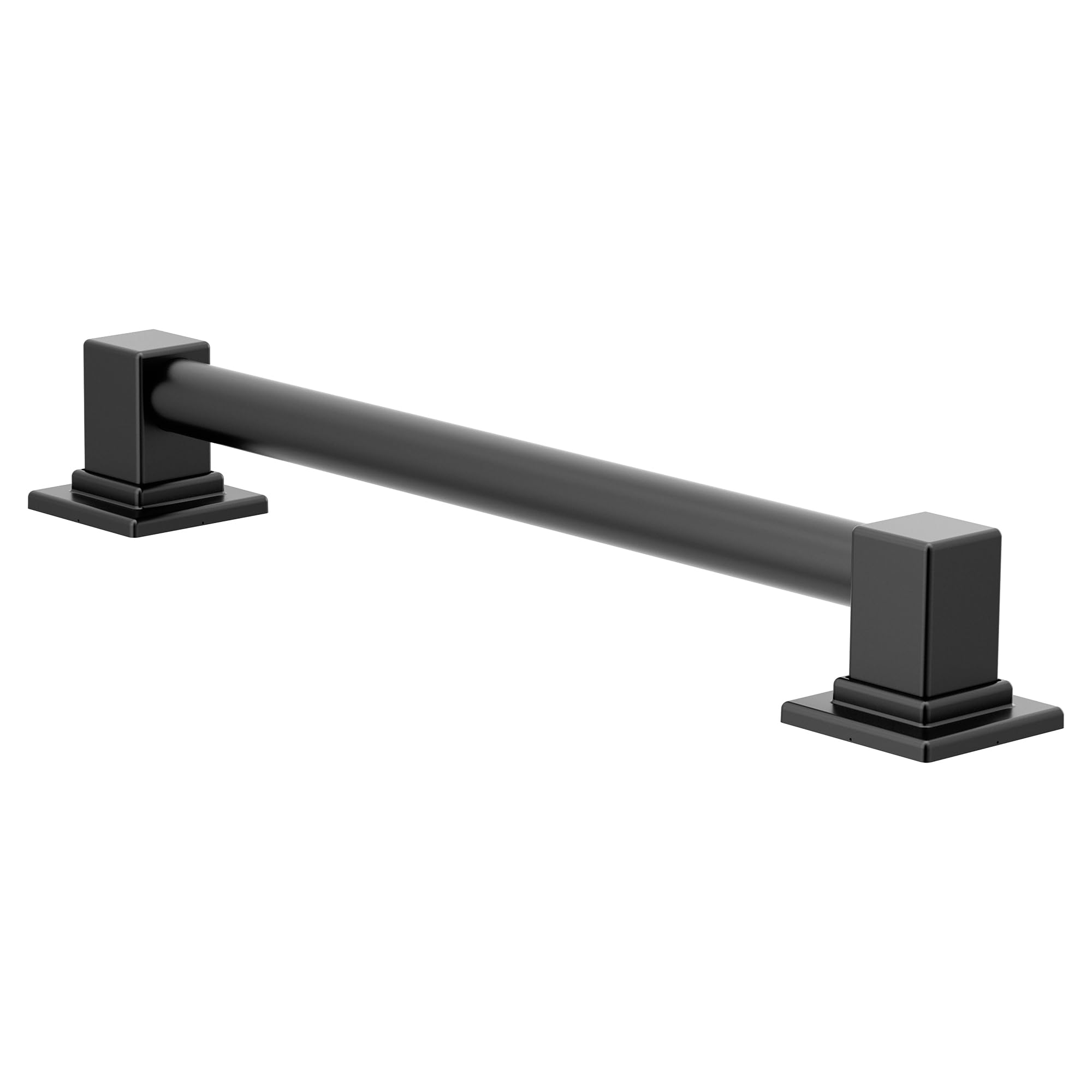 Moen 90 Degree Matte Black Bathrrom Safety 18-Inch Stanless Steel Grab Bar, YG8818BL