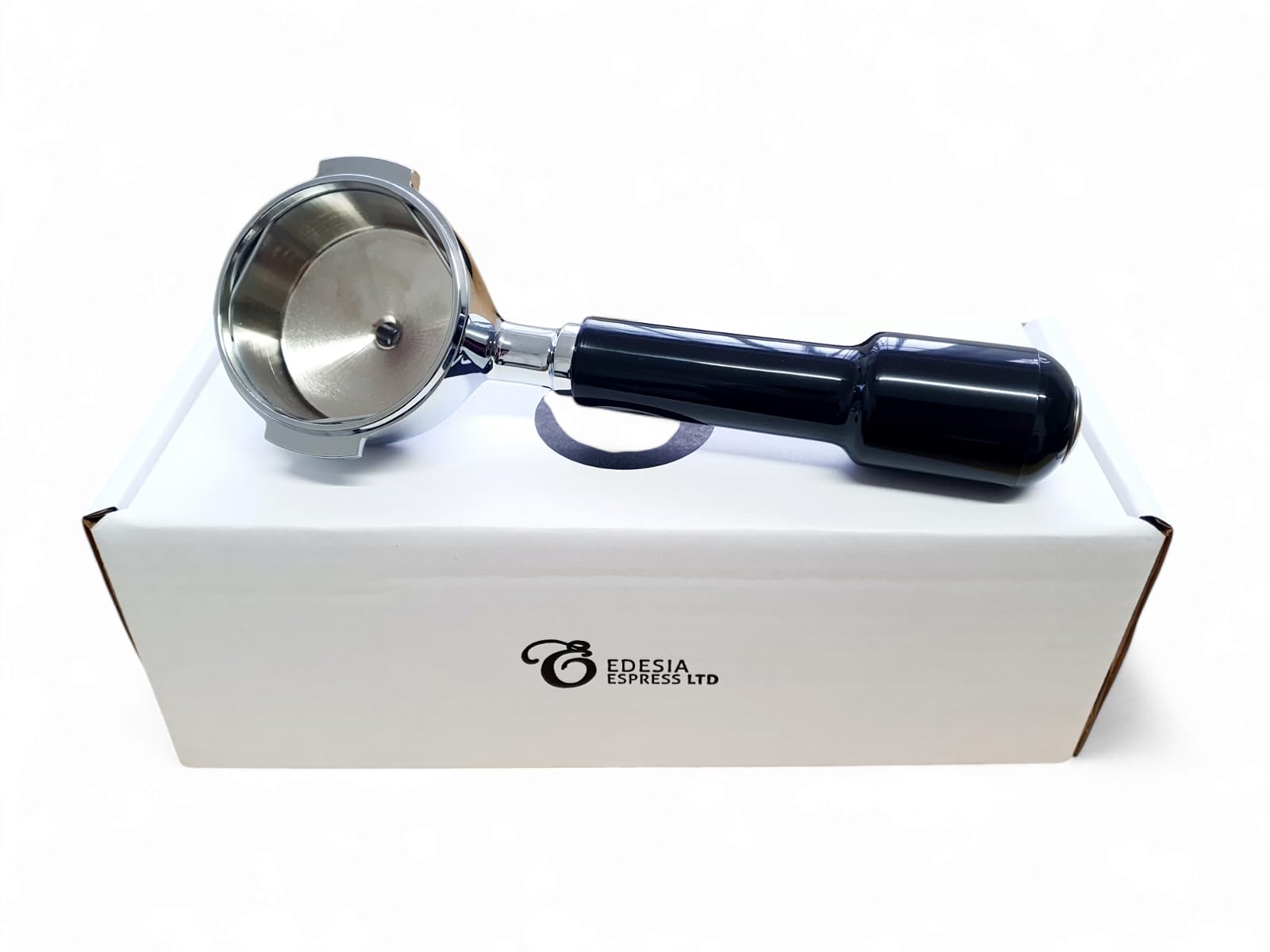 Zamienny portafilter kompatybilny z ekspresami do espresso SAGE/BREVILLE 58 mm, 1 wylewka, bez kosza