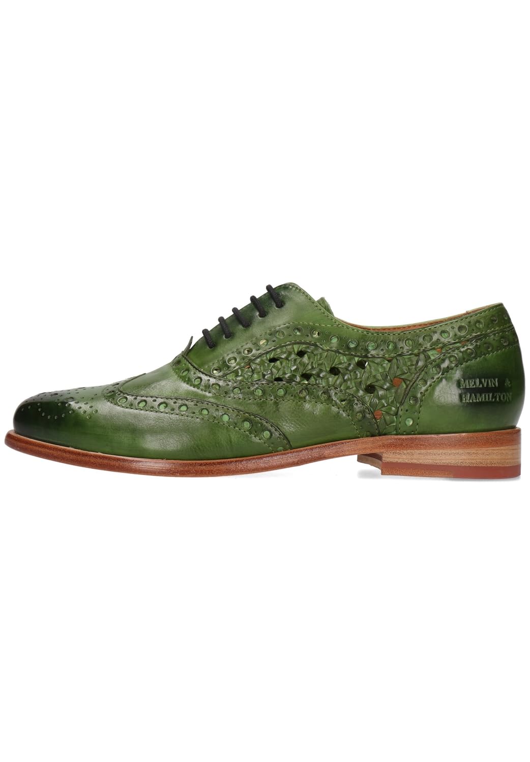 Melvin & Hamilton Oxford Selina 30 Women's Shoes, Green, 5 UK