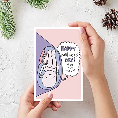 Spercy Mom To Be Mothers Day Card, First Mothers Day Card, Prenatal Mothers Day Card, Mother’s Day Card For New Mom, Pregnant Mother’s Day Card #TOP3