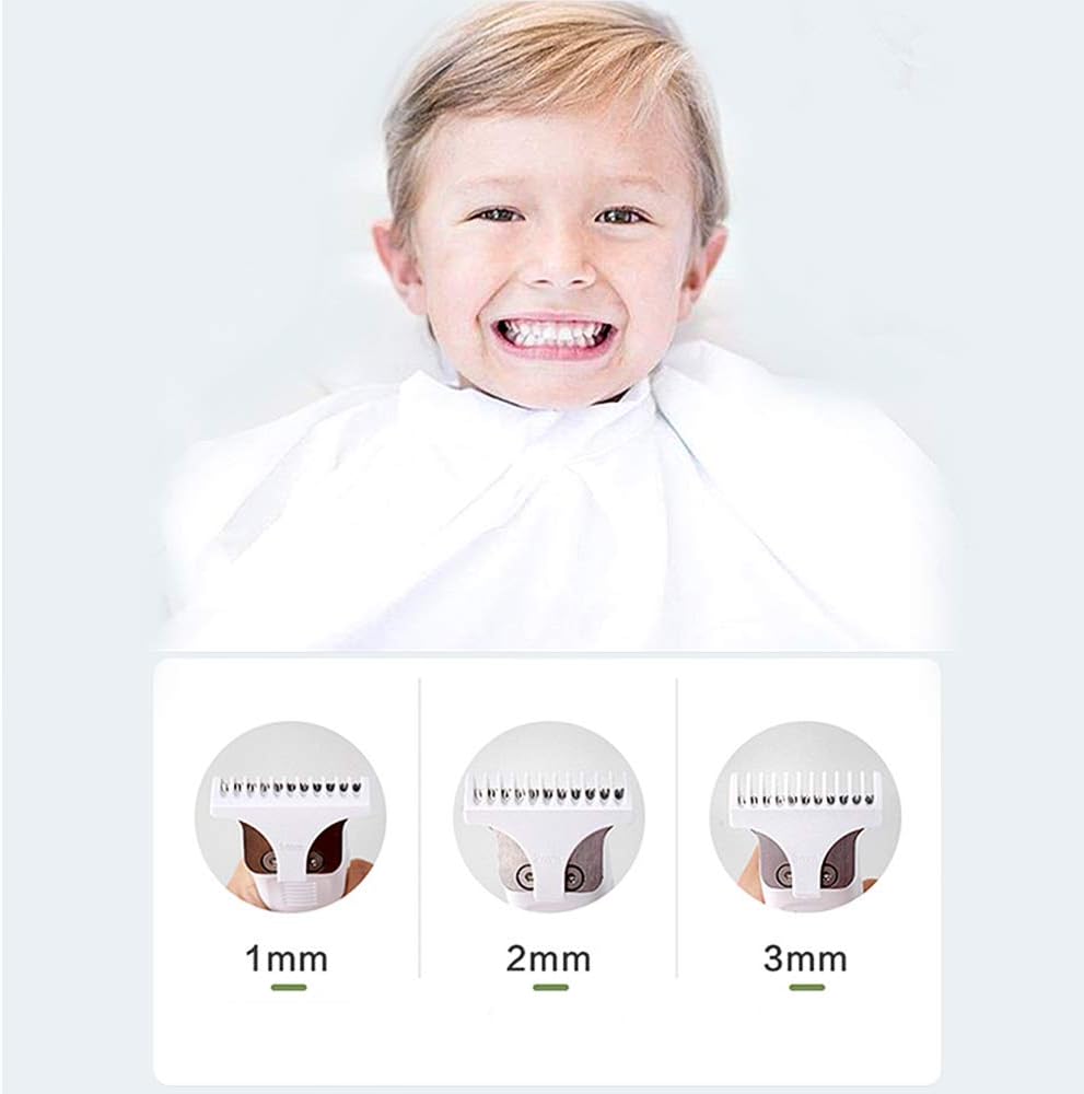 KEMEI KM-1319 Baby Hair Clipper with 1mm, 2mm, and 3mm guide combs