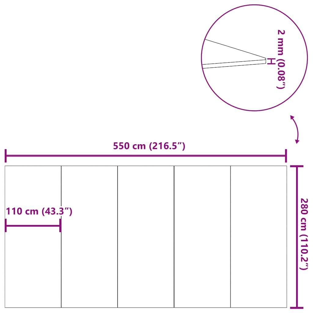 Genérico Tapiz de Suelo Piscina geotextil poliéster Gris Claro 550x280cm,Casa y jardín,Piscina y SPA,Accesorios para Piscinas y SPA,Cubiertas para Piscina,Gris,94234