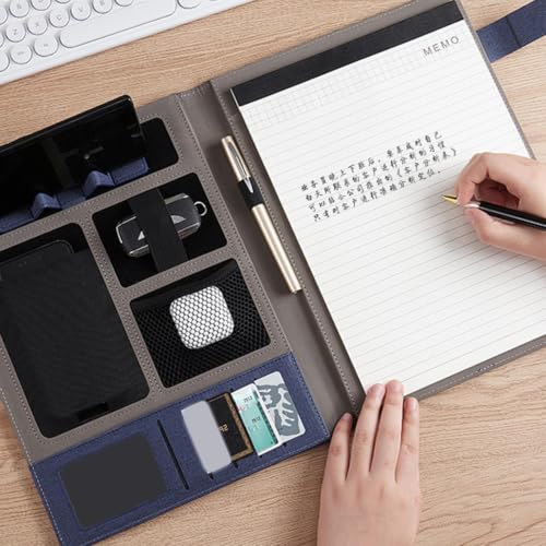 Carpeta de documentos con soporte para tableta y móvil integrado 3