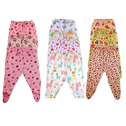 Mijão Calça Bebe Suedine Estampado Kit 3 peças Para Menina Roupa Bebe Infantil