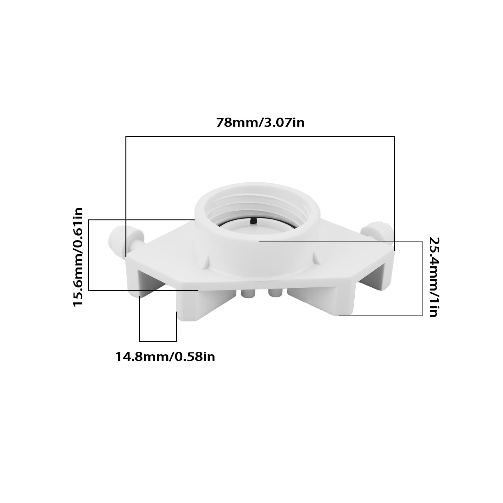VGOL 1PC Aquarium Auto Water Filler Compensator Applicable to Fish Tank Wall Thickness of 1.5cm with Adapter 78x25.4mm Aquarium ATO System for Fish Tank Turtle Tank - Image 4