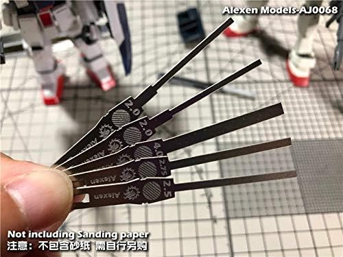 Miniatura 6 de 9 en 1 detalle de molienda de palos de afición modelo de manualidades Gundam herramienta