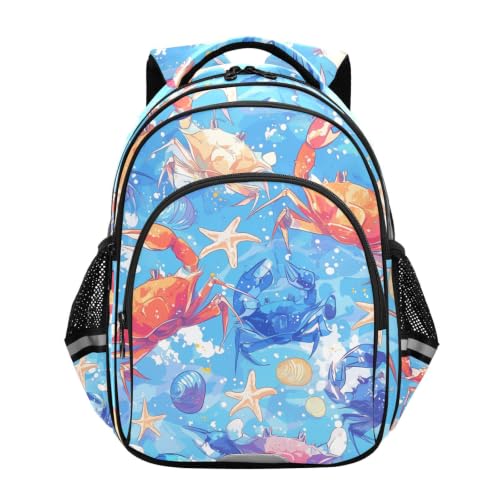 Sac à dos enfant motif étoiles de mer, un cadeau utile pour la rentrée