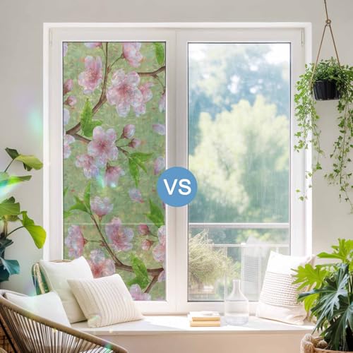 Película adhesiva para ventana efecto vidrio esmerilado 45x200 cm miniatura 4
