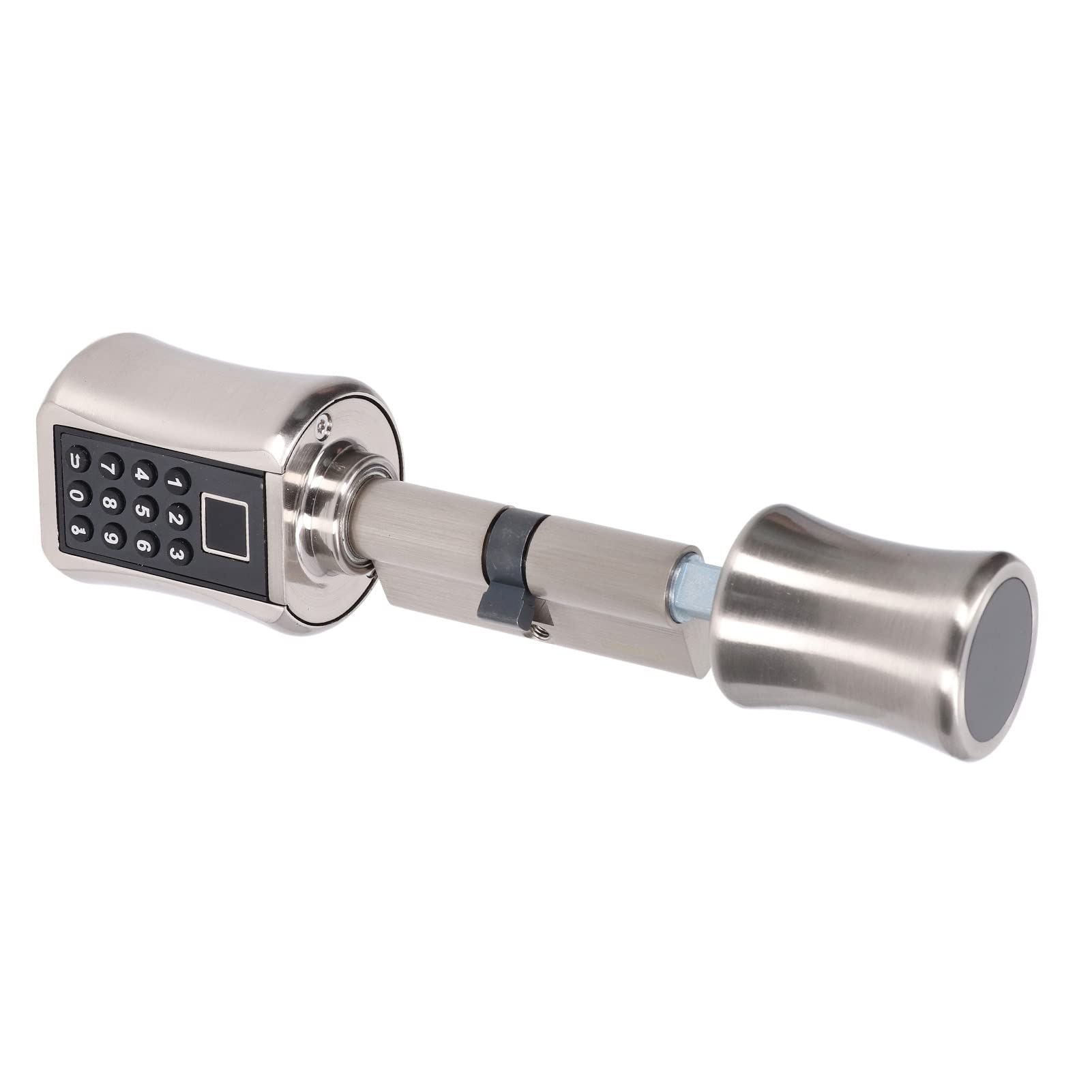 CHICIRIS Serratura per Porta Senza Chiave con Cilindro Smart Lock per Impronte Digitali per Porte di Sicurezza in Vetro e Legno Realizzate in Lega di Zinco di qualità 40-100 Mm