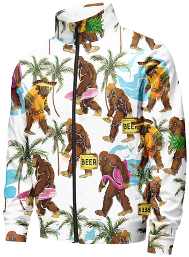 DOOPCCOR Men Track Suits Sets 80s outfit for men tracksuits sweatsuits 2 Piece sets Zip Casual Jogging 2 Knit Beanie2