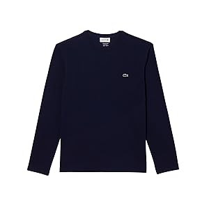 Lacoste Long Sleeve Pima Jersey Crewneck T-Shirt Shirt