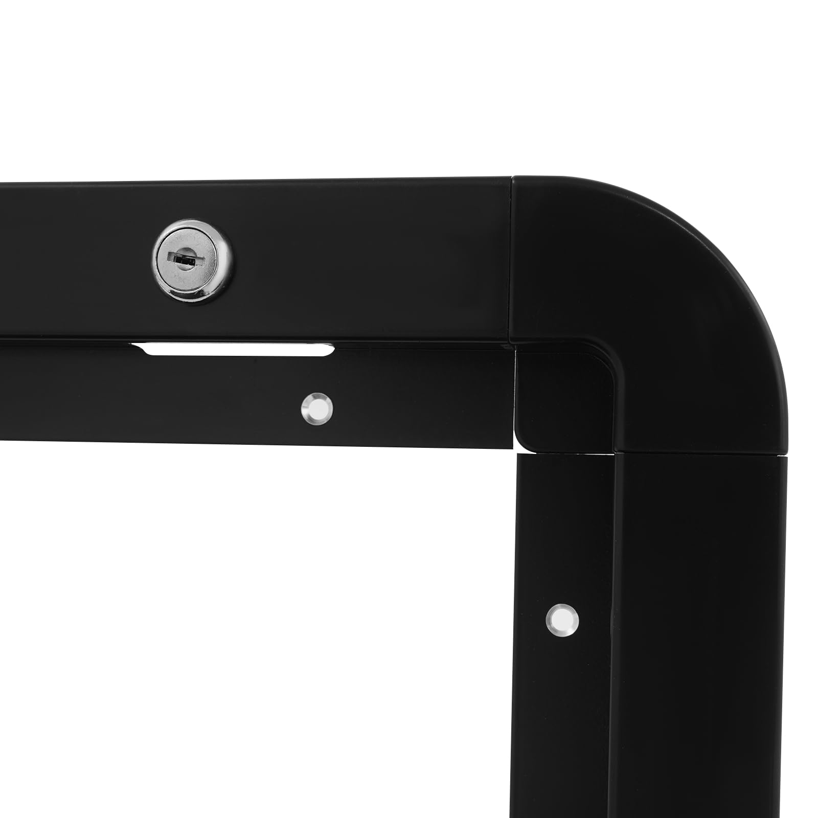 Faltbare Wohnmobil-Picknicktische, Wandklapptisch aus Aluminium-Legierung, Tischgröße 51*33cm, Auto Camping Zubehör Camper Zubehör, Dual-Lock-Design Wandtisch Wandmontage, Wohnmobil Tisch (Schwarz)