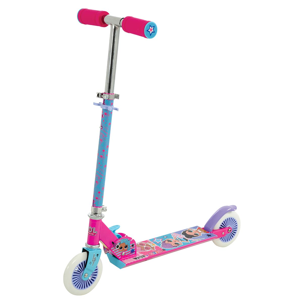 Mv Sports & Leisure M14569-01 LOL Surprise Folding Inline Scooter, Multi, one size