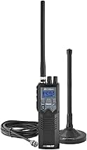 Cobra HHRT50 Road Trip CB Radio - 2-Way Handheld Emergency Radio with Access to Full 40 Channels & NOAA Alerts, Rooftop Magnet Mount Antenna and Omni-Directional Microphone, Black, 6.3