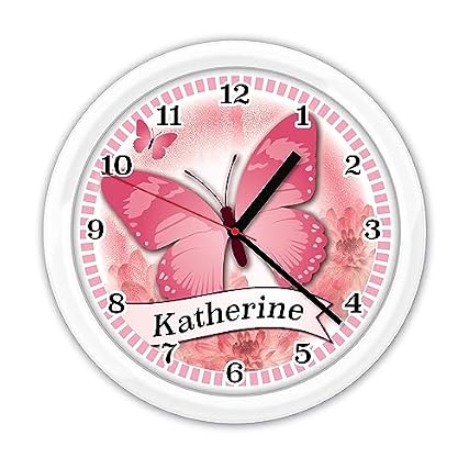 Personalized Butterfly Clocks