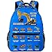 BDHTYU NASIAN Truck Excavator School Backpack for Boys Kids Girls Adjustable Strap Waterproof 16 inch School BookBag Outdoor Daypack Gifts