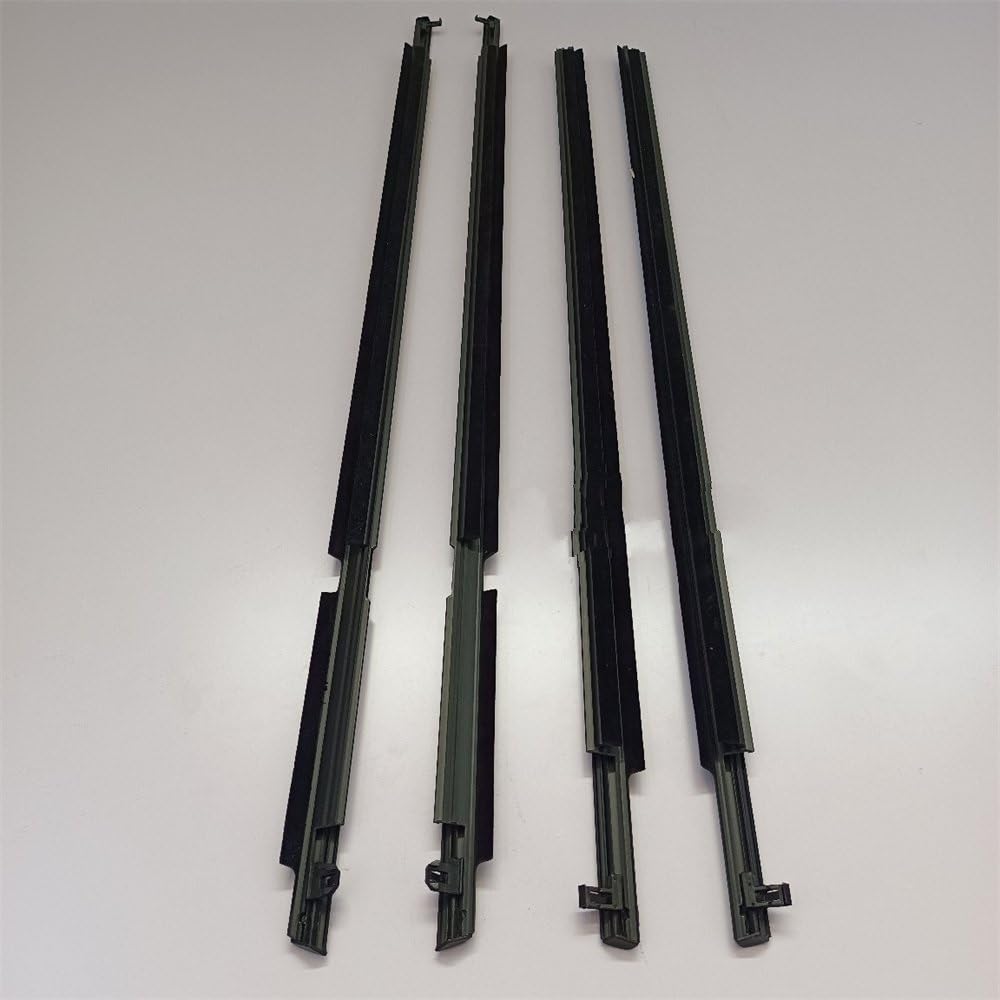 Guarnizione per portiera auto 4 Pezzi Di Guarnizione In Gomma Per Finestrini Esterni Per Toyota Per RAV4 Per RAV-4 2009-2012 75720-0R020 Striscia Protettiva In Vetro Striscia Protettiva Vetri Vetro