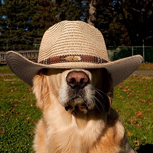 Women Straw Sun Hat Mens Cowboy Style Garden Hat Upf 50+ Wide Brim Summer Hat With Wind Lanyard #TOP7