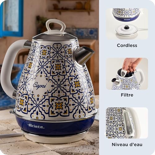 Bouilloire Ariete Capri 28690c 1.7 Litres 2.2 Kwatt - vue 4