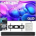 Samsung 55" Q6F Series QLED 4K UHD AI Smart Tizen TV (2025) Bundle with LG SKM1 Compact Soundbar, 37"-100" TV Wall Mount, 6-Outlet Surge Adapter & Deco Gear Complete Home Theater Beginner's Guidebook