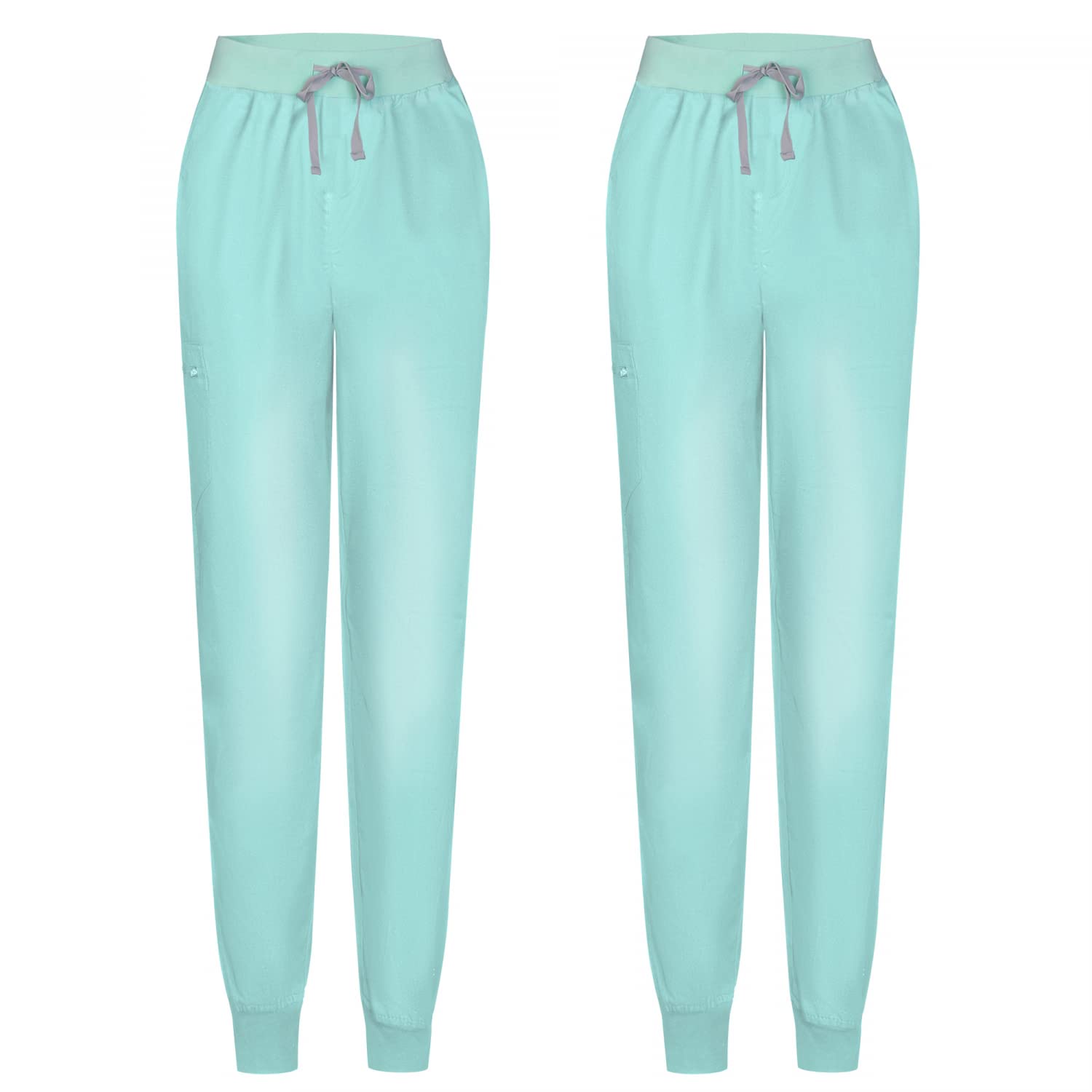 MISEMIYA - Pack 2 Pcs - PANTALÓN Sanitario Unisex - Uniforme Sanitario Uniformes MEDICOS PANTALÓN DE Trabajo 8316 - XL, Turquesa