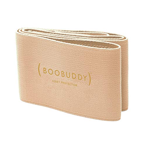 Booband Boobuddy Banda Ajustable de para Apoyo Pecho mamaria, Sujetador Deportivo Alternativo, Beige