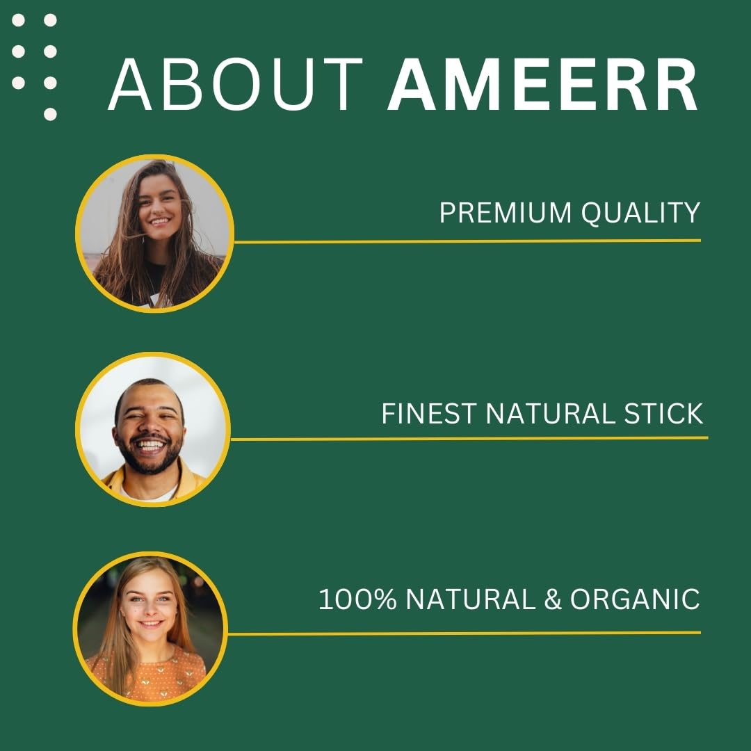 Miswak Stick per denti | Kit sbiancante naturale per spazzolino da denti | Miswak biologico di alta qualità | Sigillato sottovuoto con supporto (3)