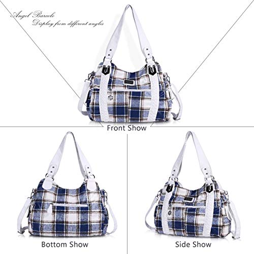 Bolso de hombro para mujer de cuero PU suave miniatura 4