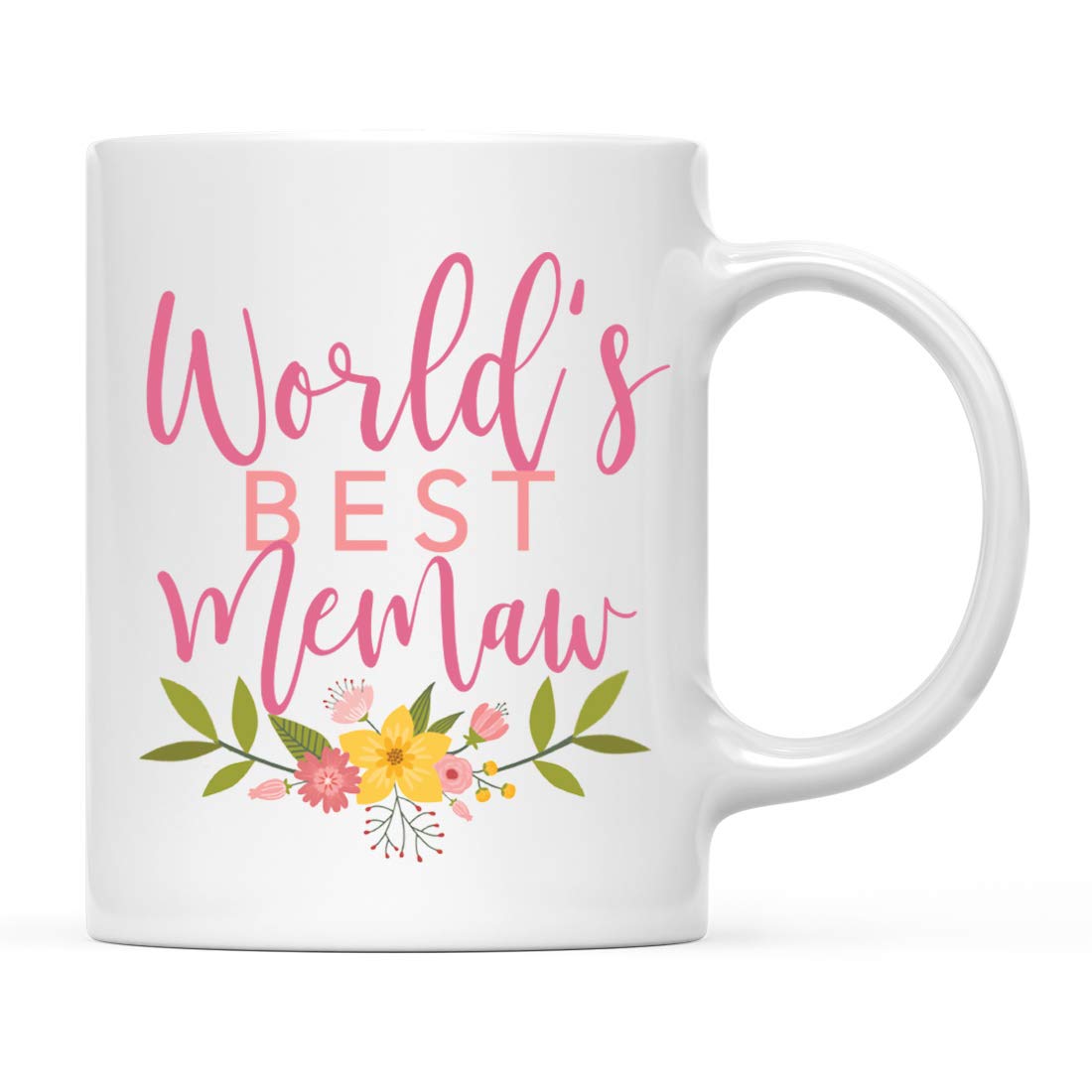 Taza Café Y Te Diseño de pétalos rosas de la abuela Taza Compañeros